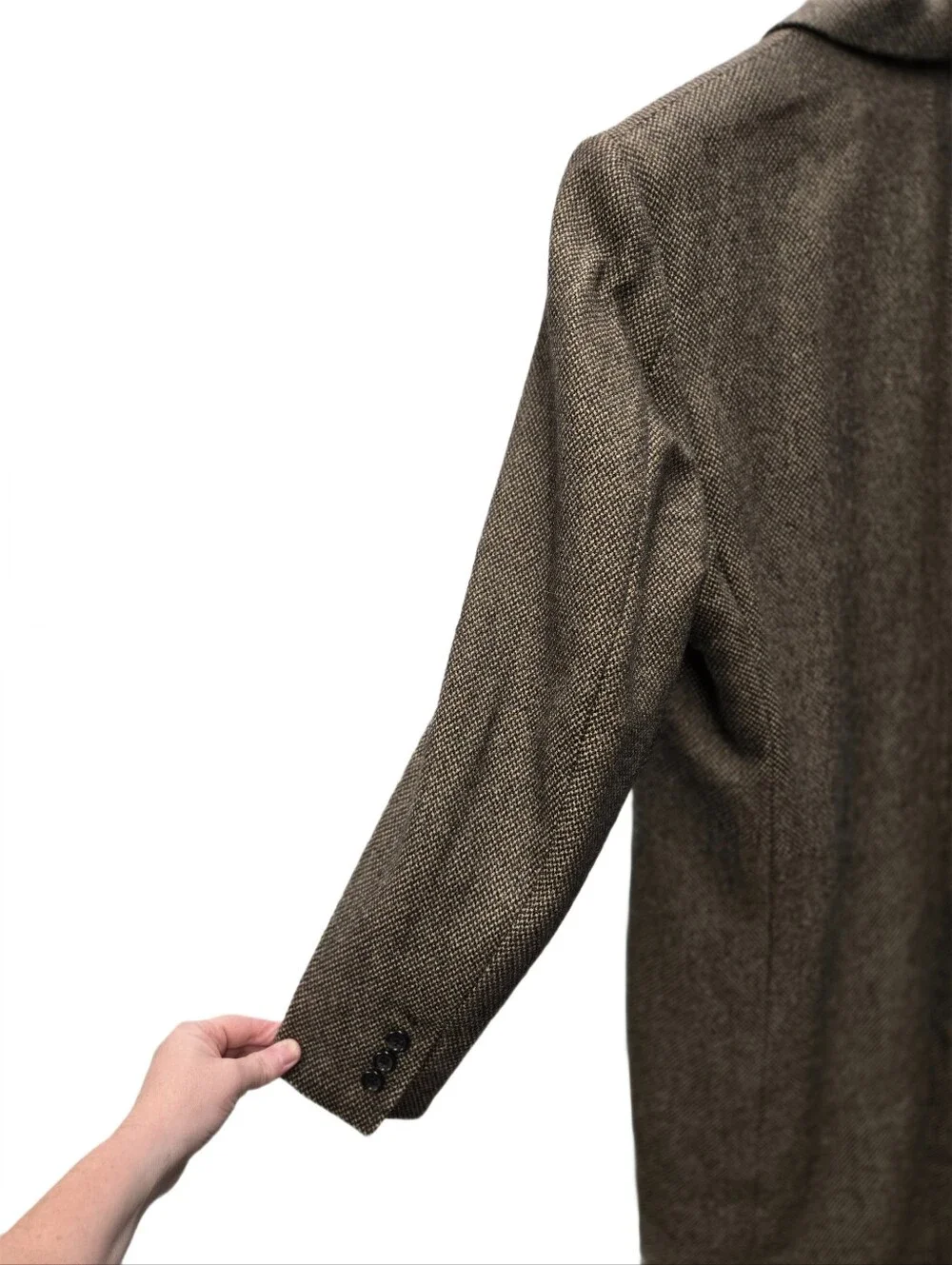 Brooks Brothers Tweed Wool Overcoat